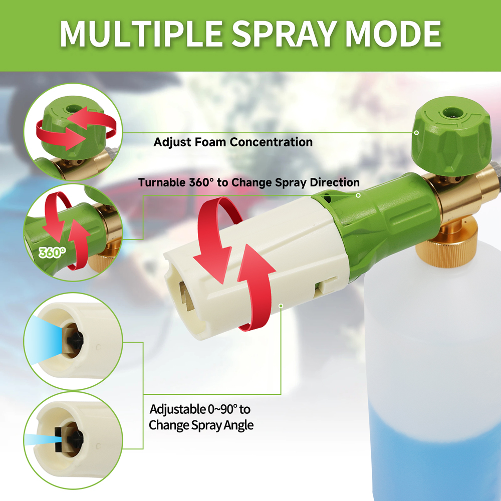 Aluminium Schaumpistole Lanze  – Pressure Washer Foam Gun Bewertung und Preis